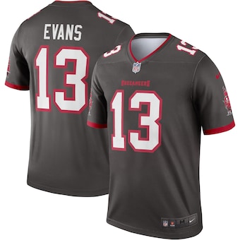 mens nike mike evans pewter tampa bay buccaneers alternate l